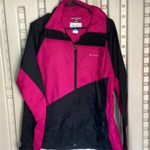 Blokecore gorpcore nostalgia earthy artisanal Columbia Women's Windbreaker XL